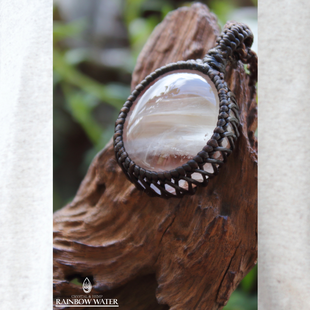 ガーデンクォーツ ペンダント / Ga.Qua-134 | CRYSTAL&HEMP [ RAINBOW