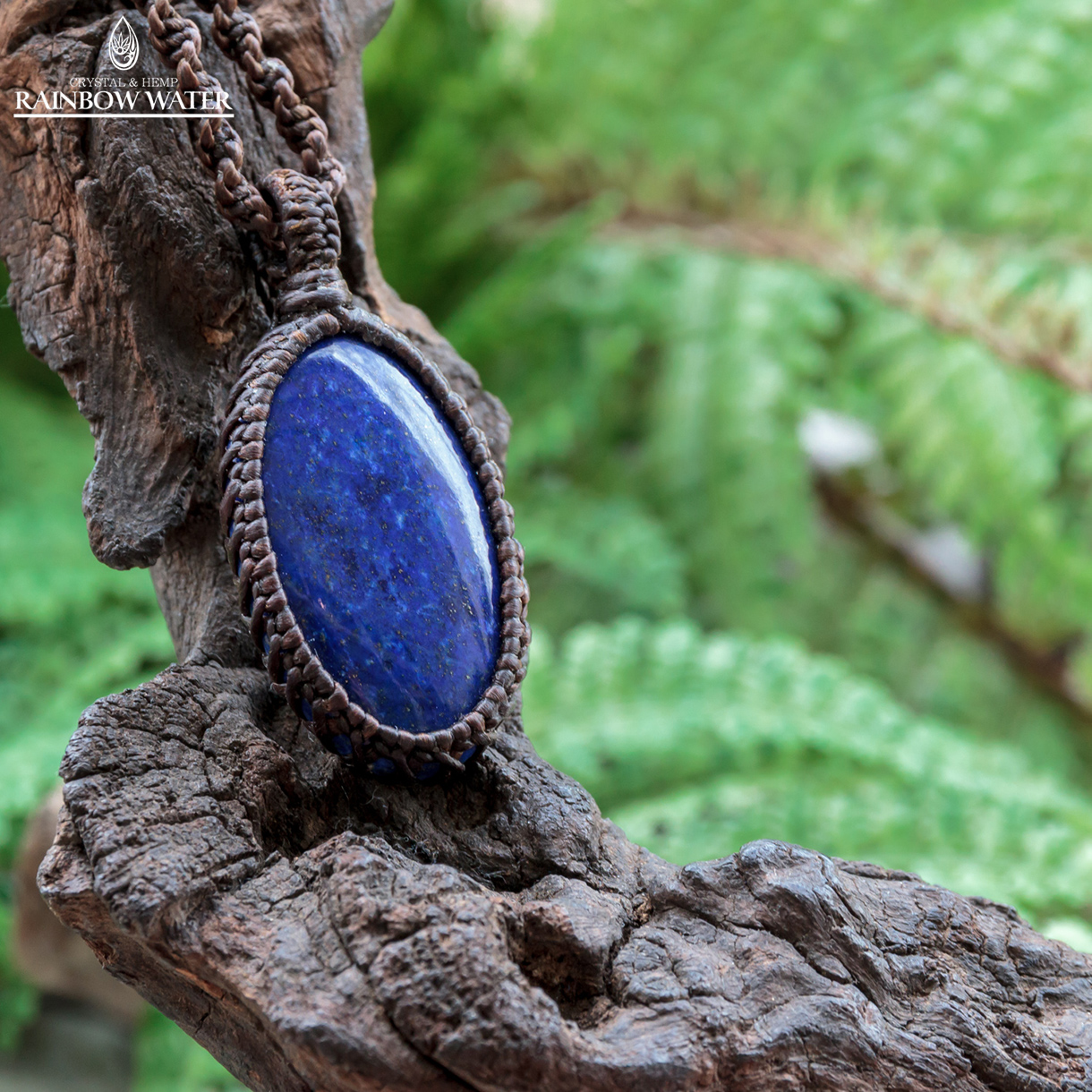 ラピスラズリ ペンダント / Lap-082 | CRYSTAL&HEMP [ RAINBOW WATER